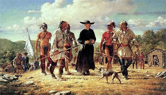 Французская экспедиция под руководством Пьера-Жозефа Селерона де Бленвилля посетила Логстаун в 1749 году