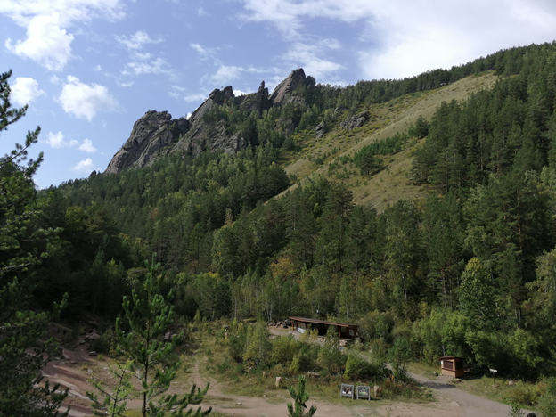 Восточный вход. Вид на Такмак