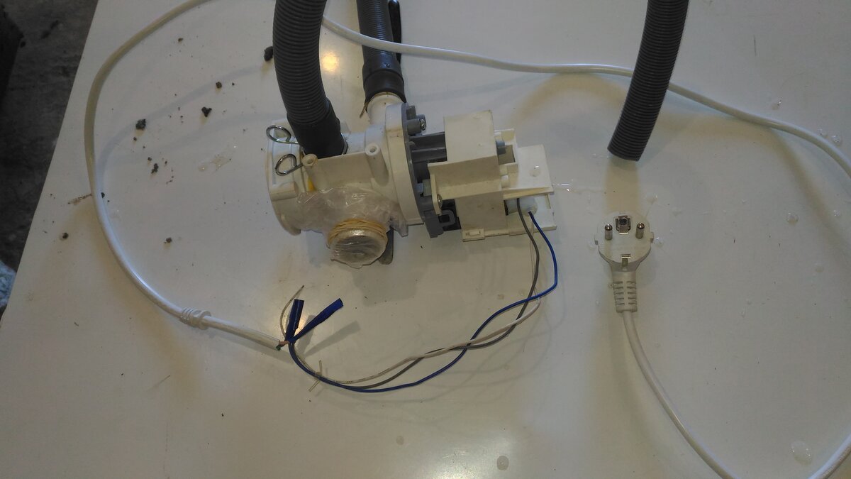 Разобрал стиральную машину и дал вторую жизнь дренажному насосу. |  Сантехника вызывали? | Дзен