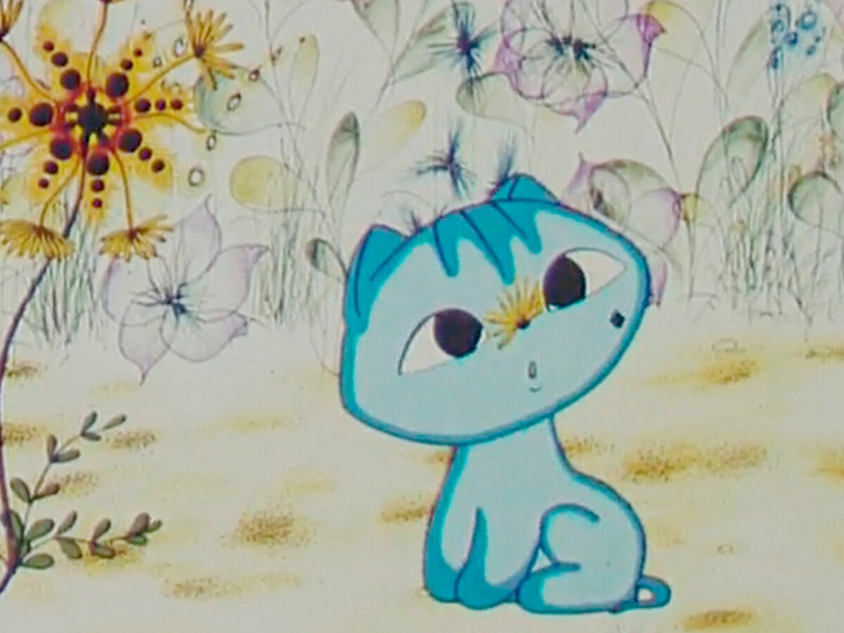 Кадр из мультфильма "Про больших и маленьких", Укртелефильм, 1981 г. 