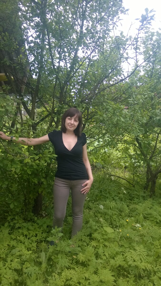 Это я не так давно среди наших белых слив