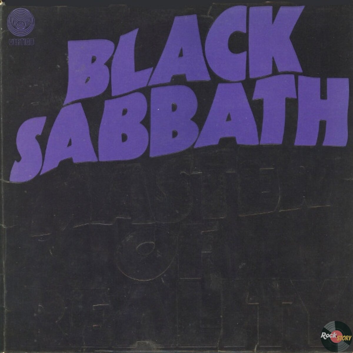 На фотографии обложка альбома Master Of Reality группы Black Sabbath