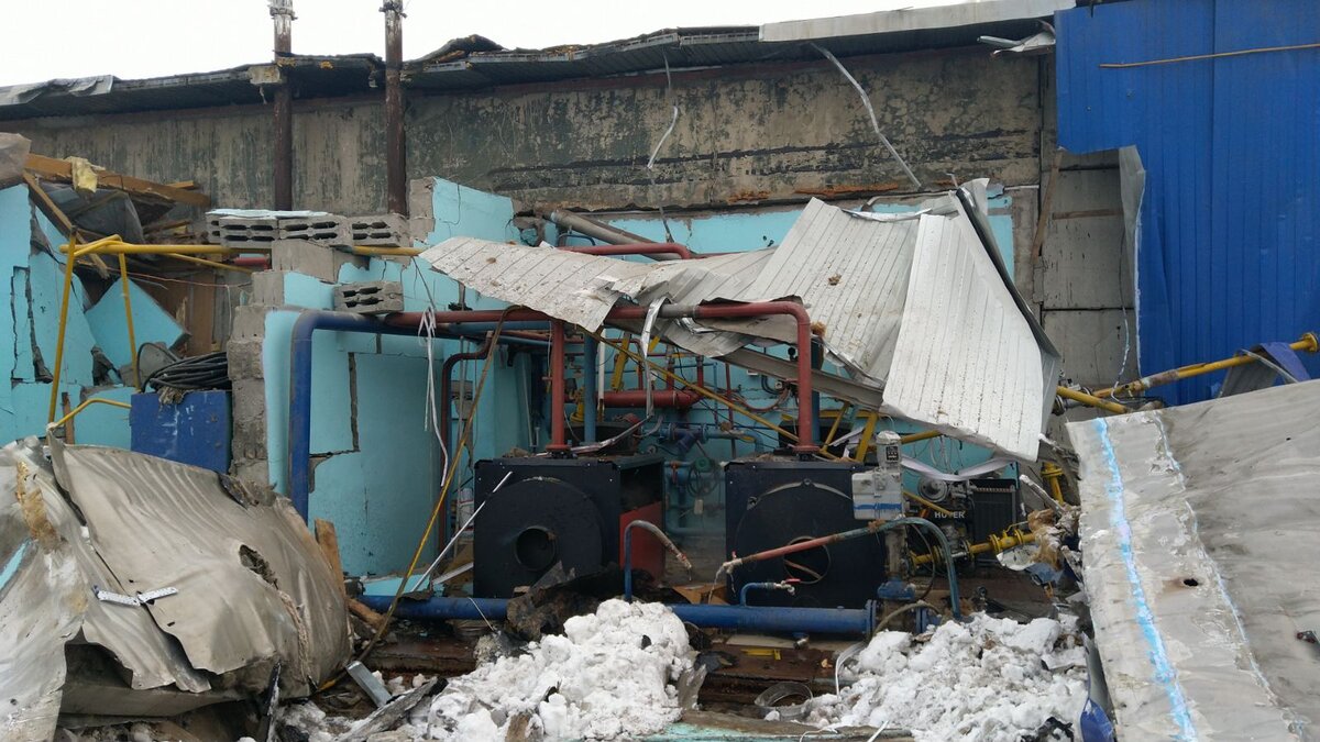 Взрыв в котельной в Ноябрьске