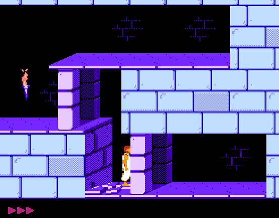 Помните эту игру? Эх, сколько нервов потрепала она мне своими запутанными лабиринтами! Кадры из игры «Prince of Persia»