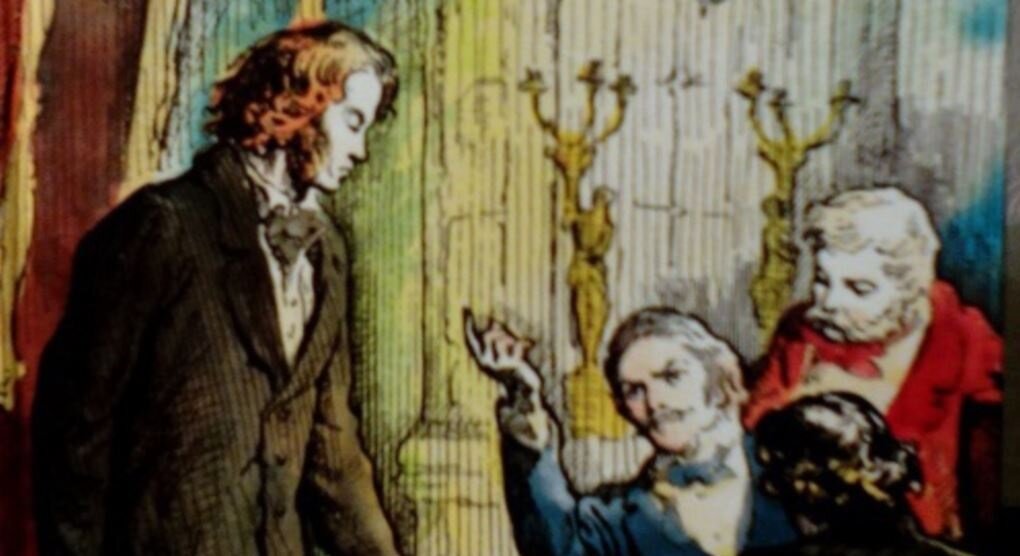 Базаров (слева) - персонаж-нигилист из "Отцы и дети" Тургенева. Изображение взять из интернета.