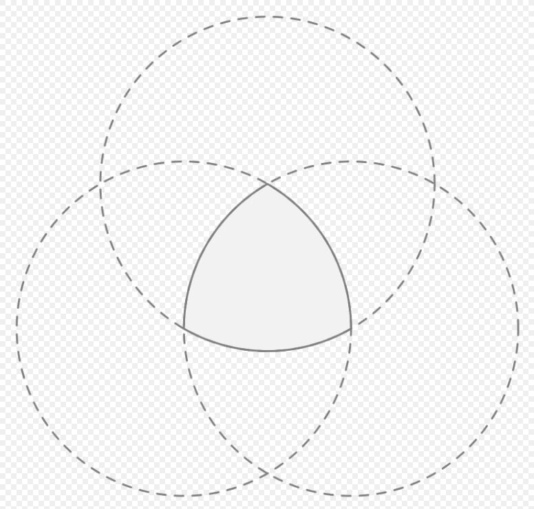 Автор LEMeZza https://ru.m.wikipedia.org/wiki/%D0%A4%D0%B0%D0%B9%D0%BB:Construction_of_Reuleaux_triangle.svg доступен по лицензии Creative Commons Attribution-Share Alike 3.0 Unported