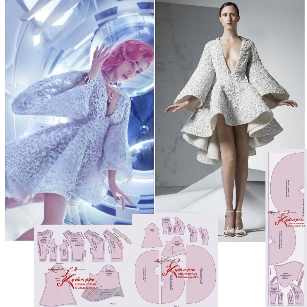 Фото платьев с юбкой солнце