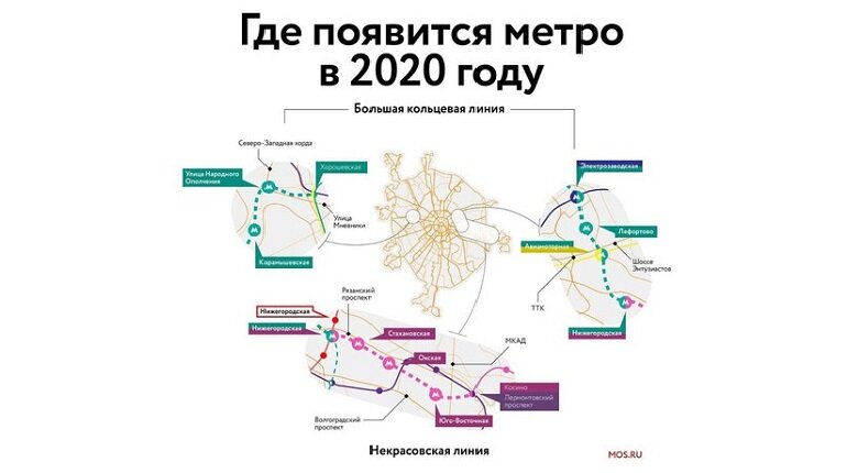 Схема метро. Фото: Официальный сайт мэра Москвы