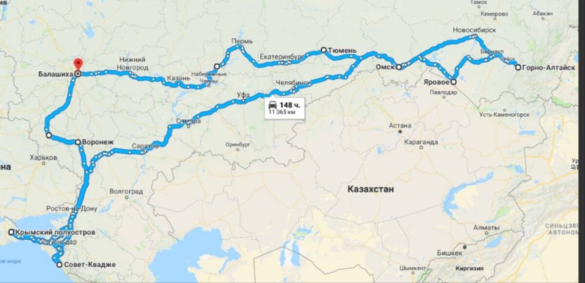 Омск горно алтайск расстояние на машине карта