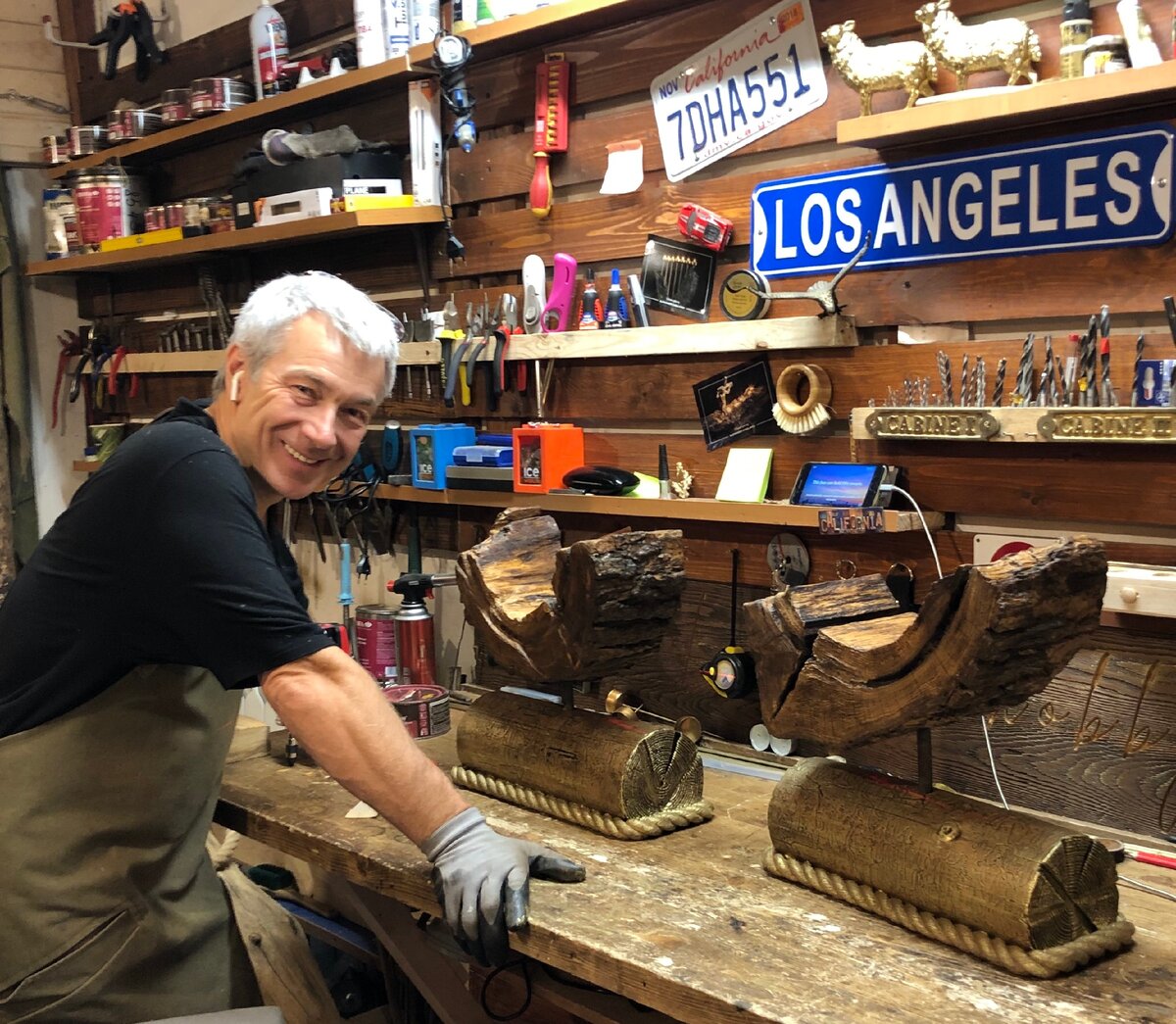 "Фото из моей мастерской. Работаю над менорами"