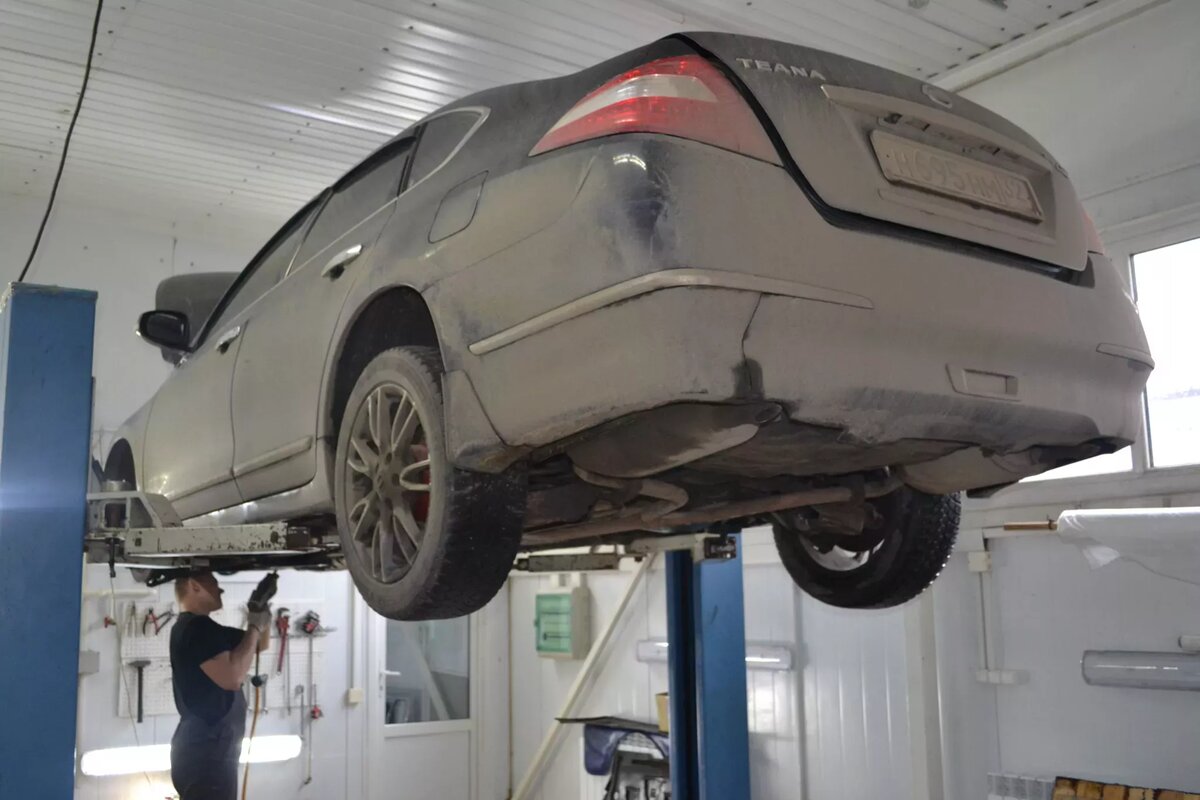 Тиана на подъемнике