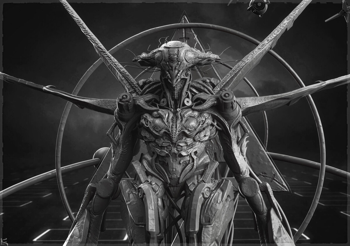 Арахниды и инсектоиды — жесткая структура техногенной и военной направленности. 