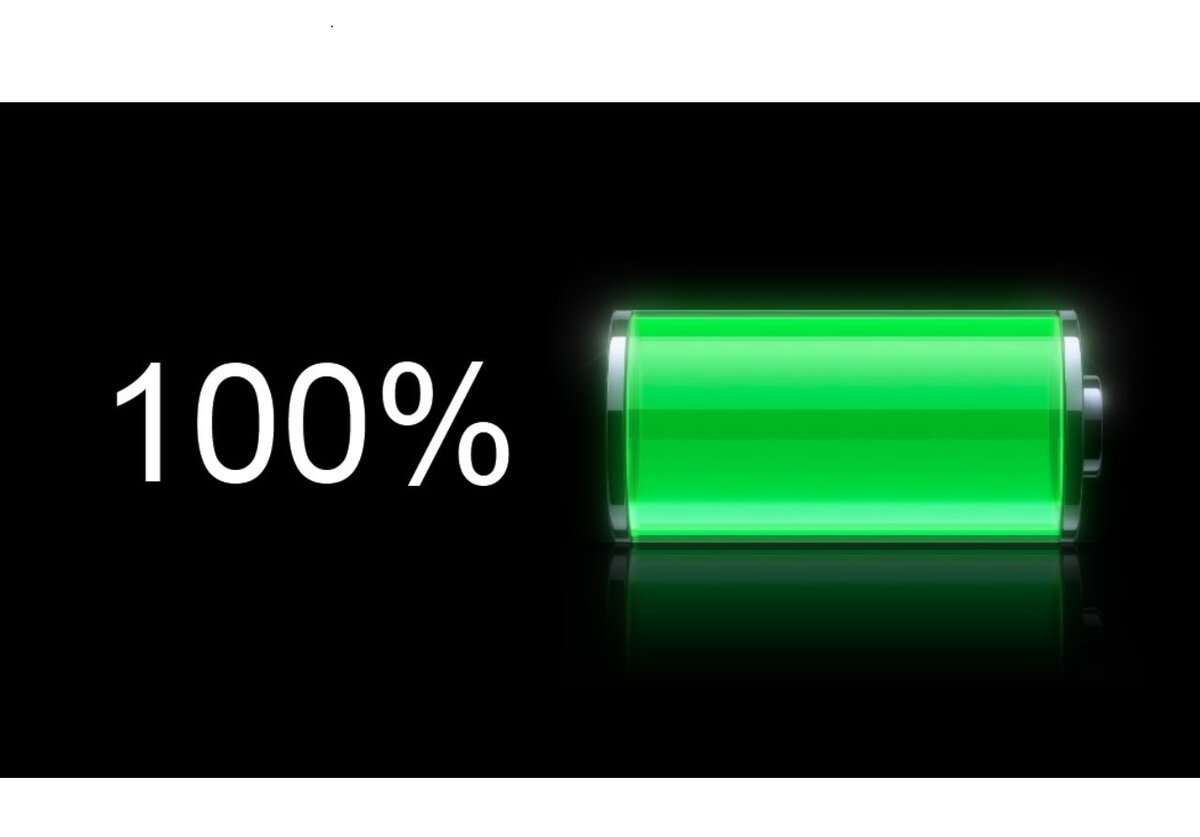 100% Charged Phone.