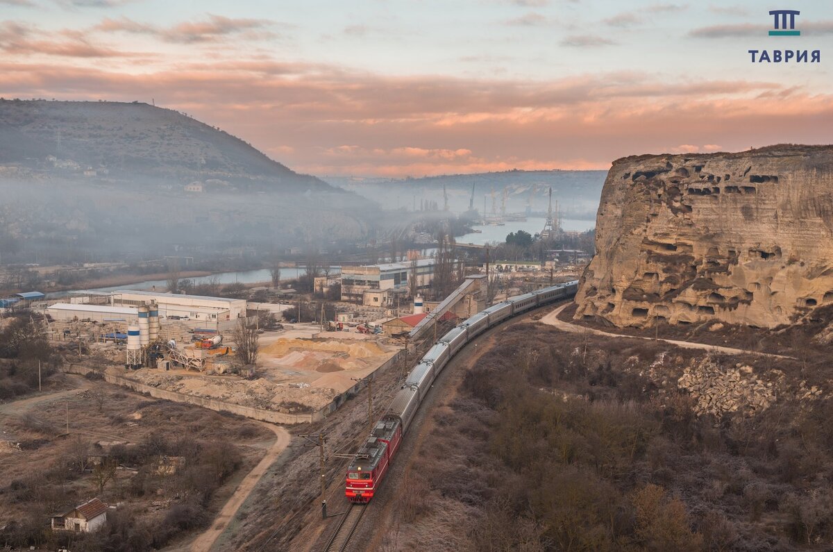 Поезд «Таврия» в Севастополе / Фото: @tavria.train