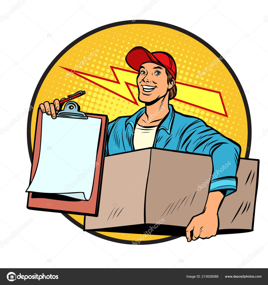 Курьер. Фото из открытых источников 