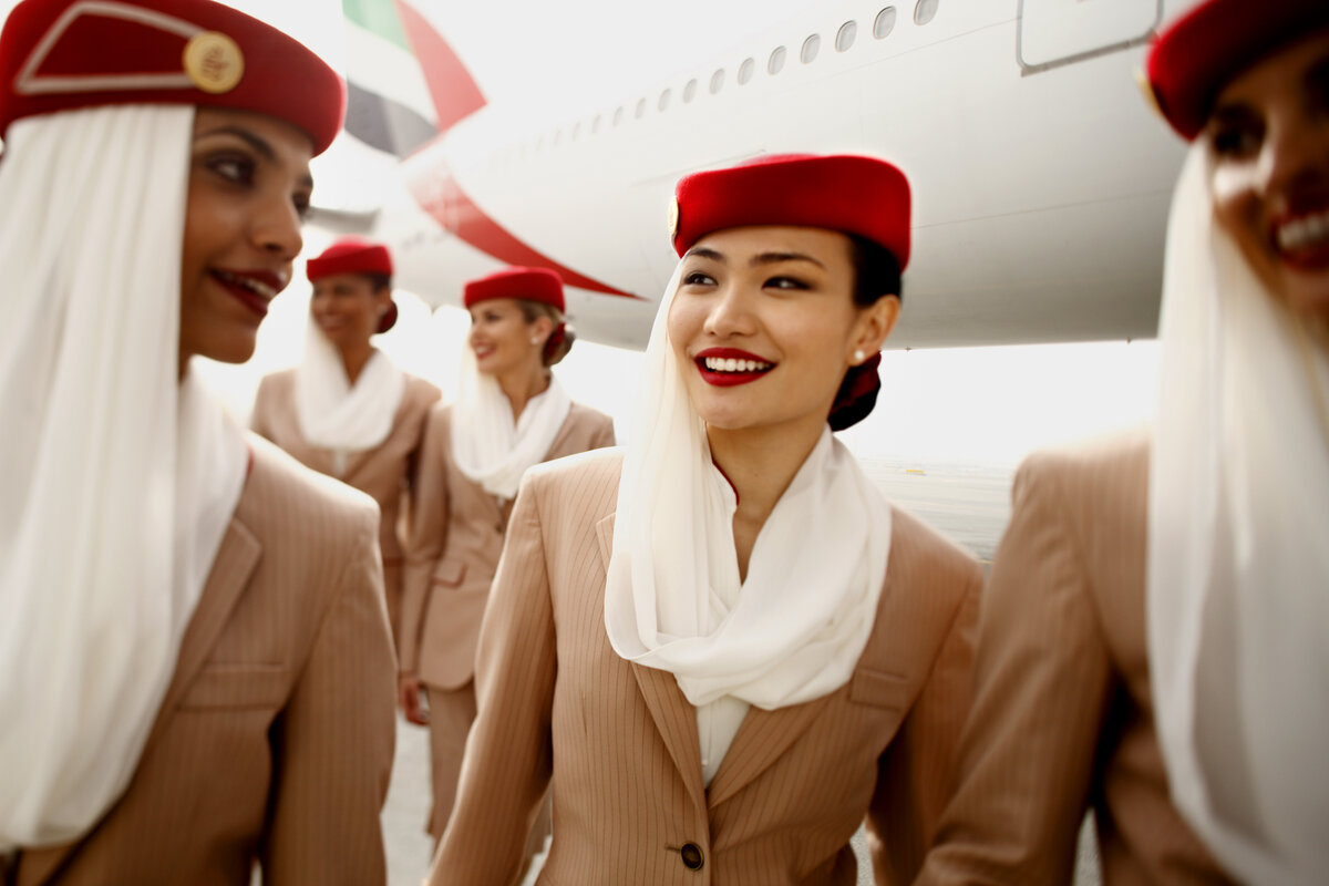 Бортпроводники Emirates Airlines