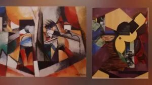 Слева: плохой кубизма (картина Глеза, 1914). Справа: Хороший кубизм (картина Гриса, 1913)