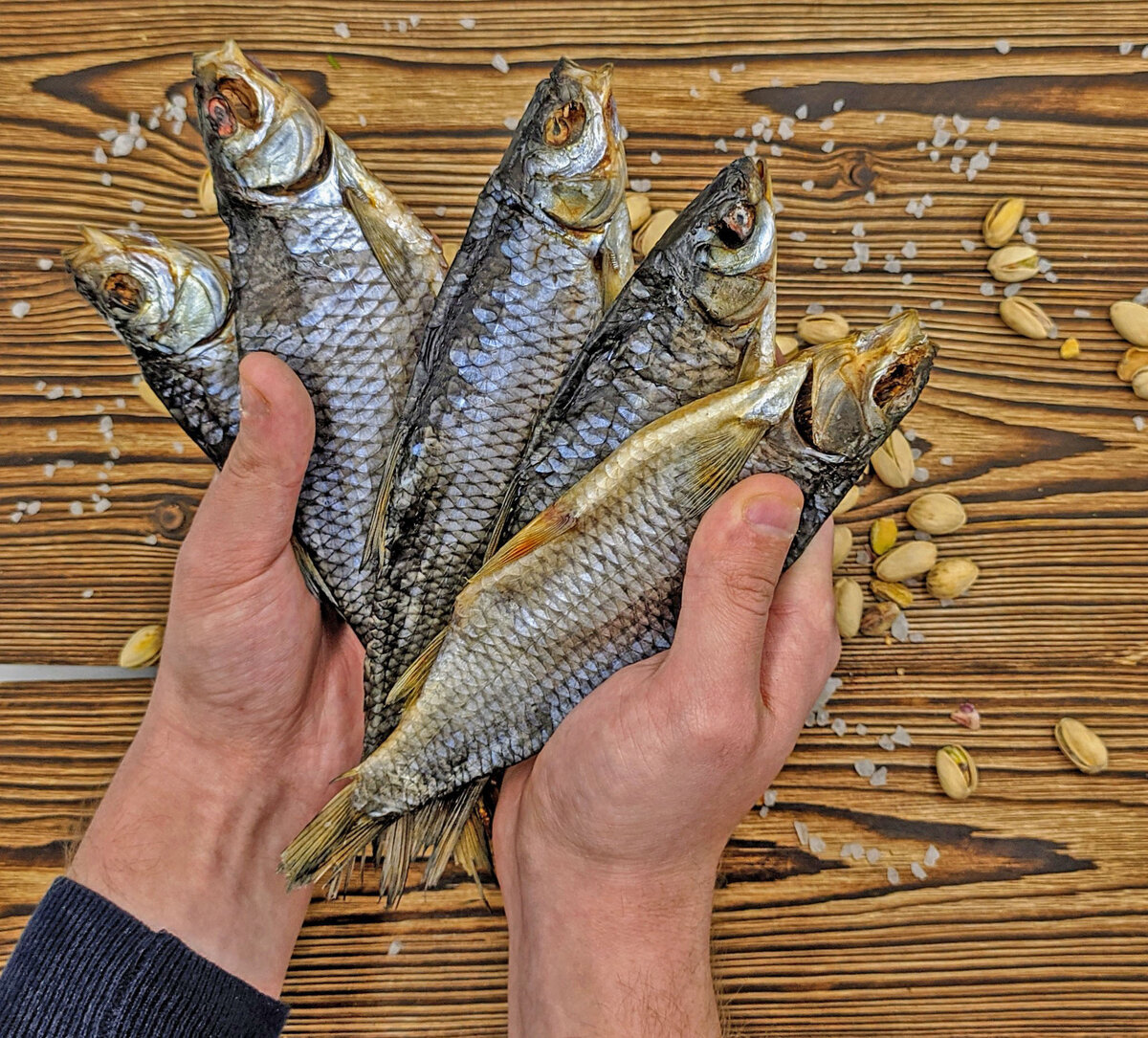 Вяленая речная рыба