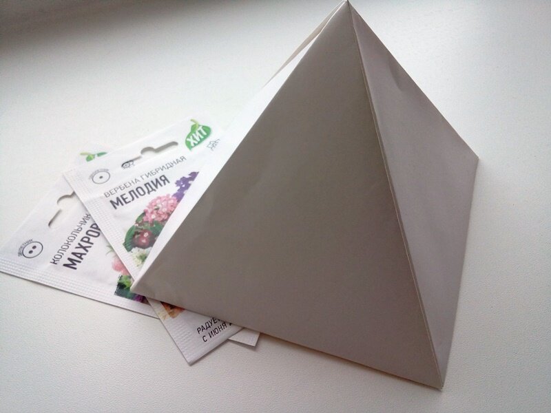 Сделать пирамиду из бумаги схема пирамида Хеопса. Без клея и ножниц. How to make Paper Pyramid.