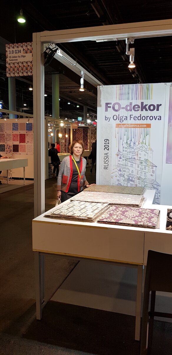 На стенде дизайн-студии FO-dekor by Olga Fedorova