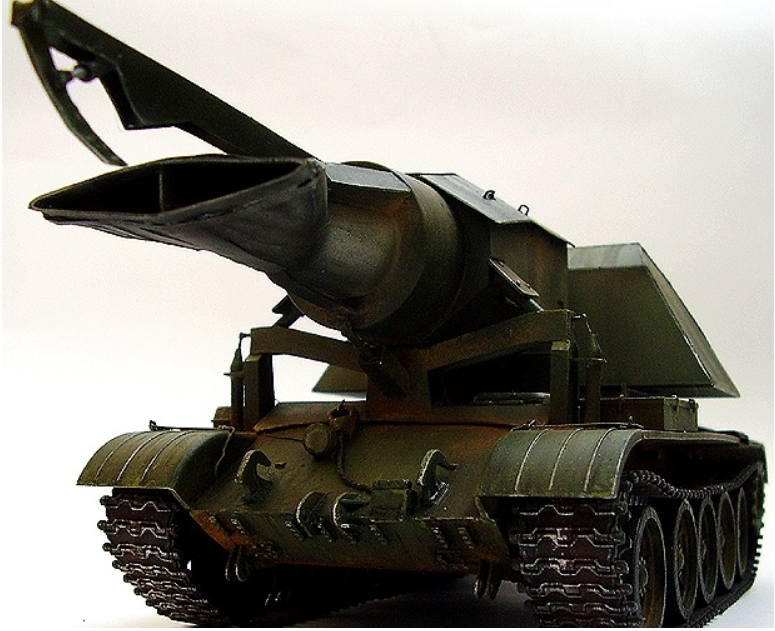 Газодинамический тральщик "Прогрев-Т" на базе танка -Т-54