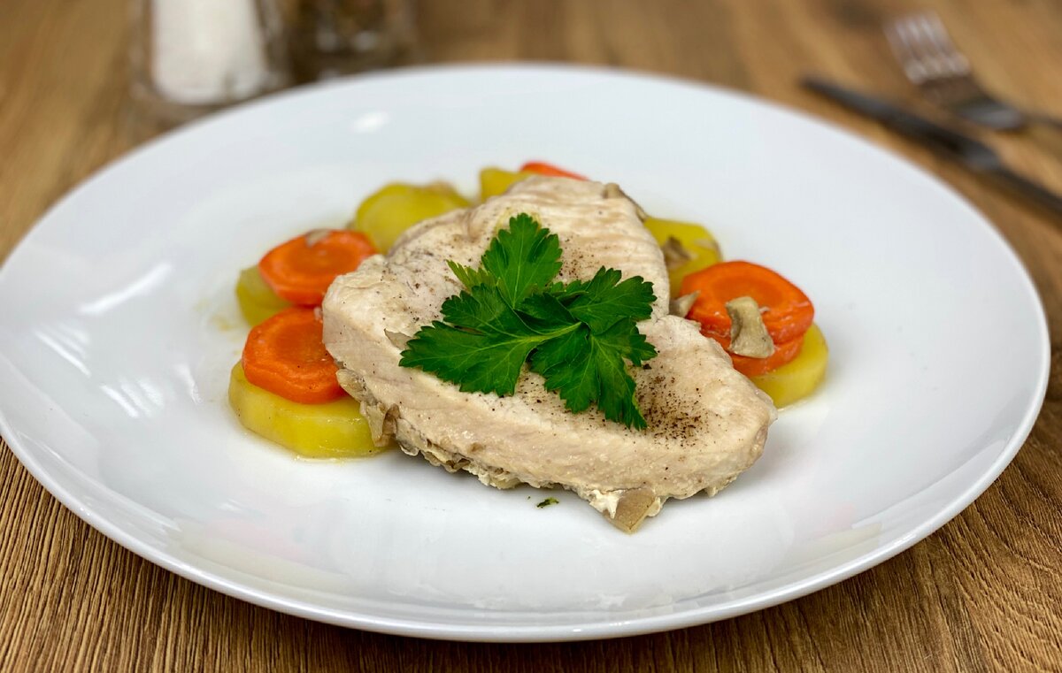 Индейка с овощами 