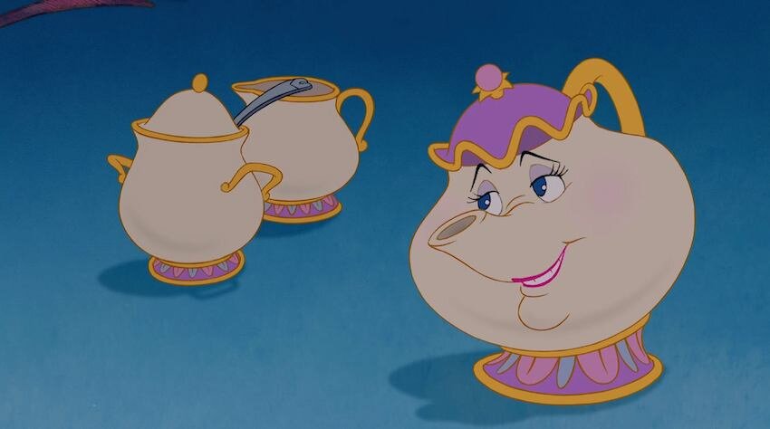 Чайный сервиз из "Красавица и Чудовище"