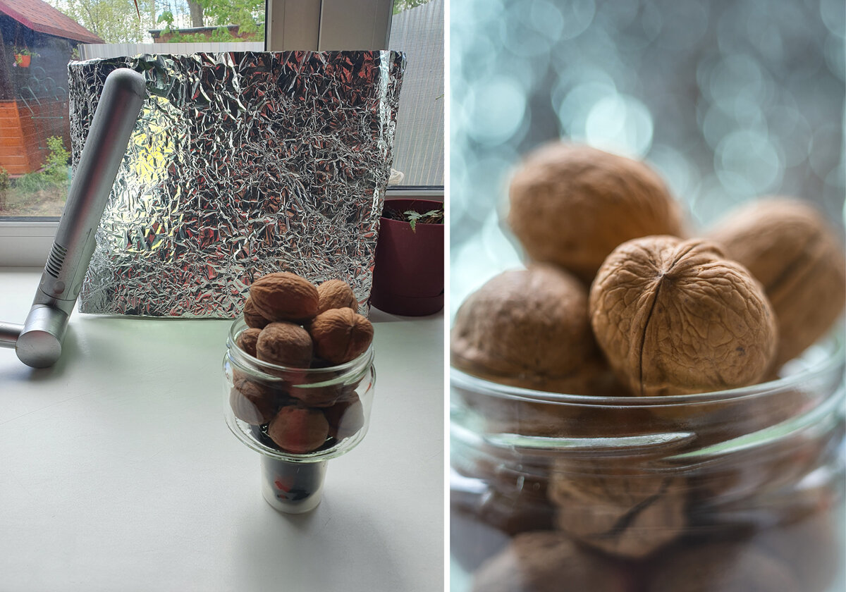 Для создания красивого фона используйте то, что под рукой. 