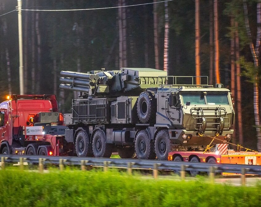 "Панцирь-СМ" при  транспортировке./ Источник фото: Яндекс.Картинки