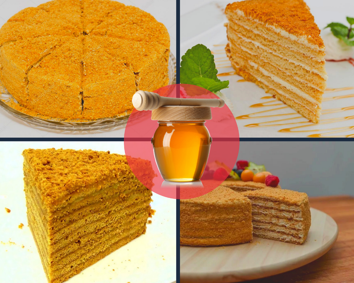 Медовый пирог в мультиварке рецепт пошаговый с фото - баштрен.рф