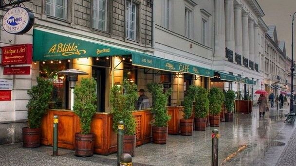 Кофейня в Варшаве