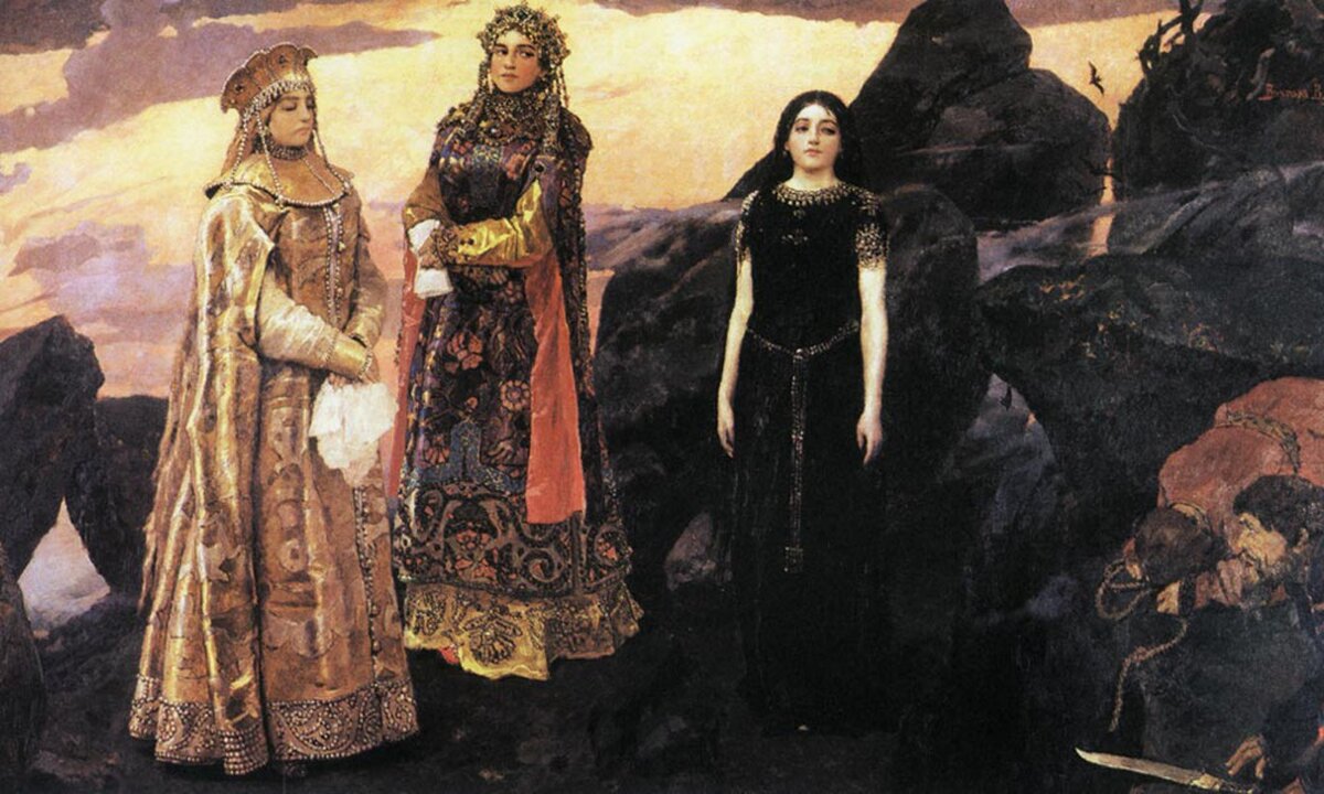 Виктор Васнецов «Три царевны подземного царства», 1884 год