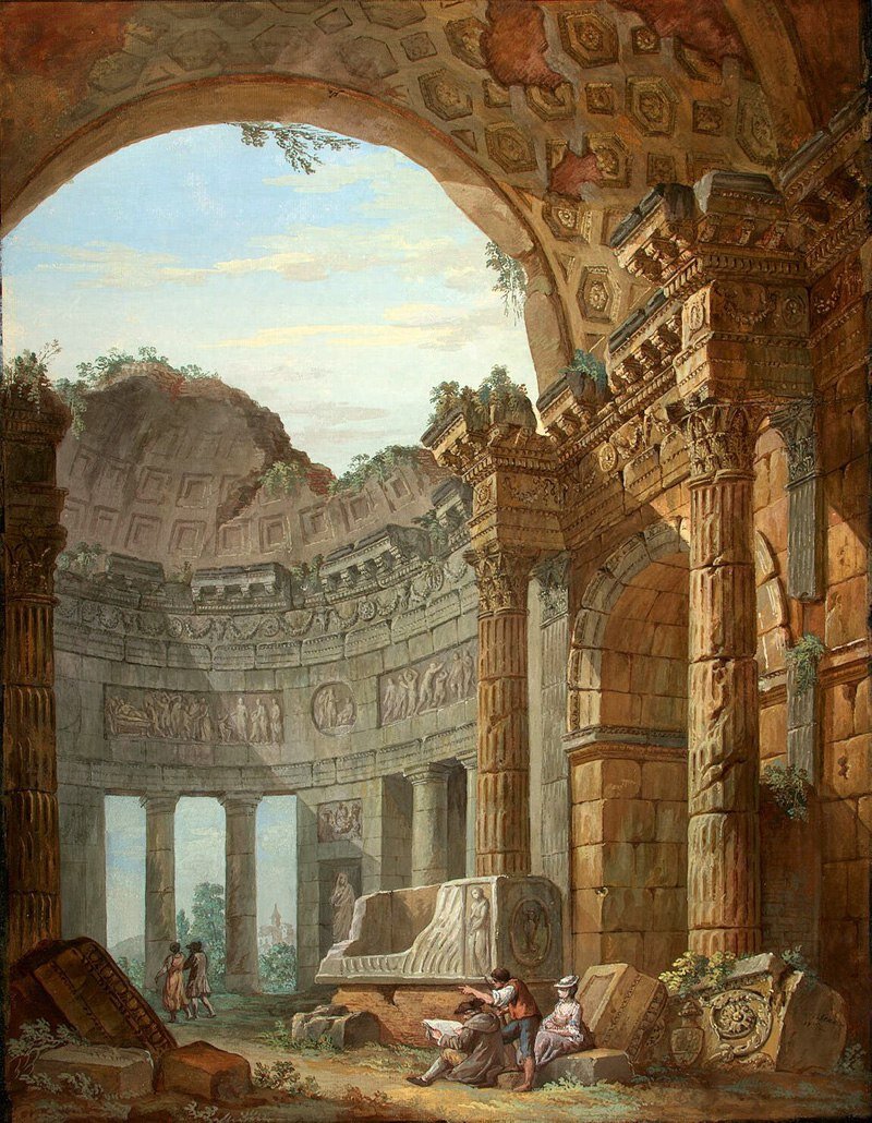 Шарль Луи Клериссо (Charles-Louis Clerisseau), 1721-1820. Античные руины