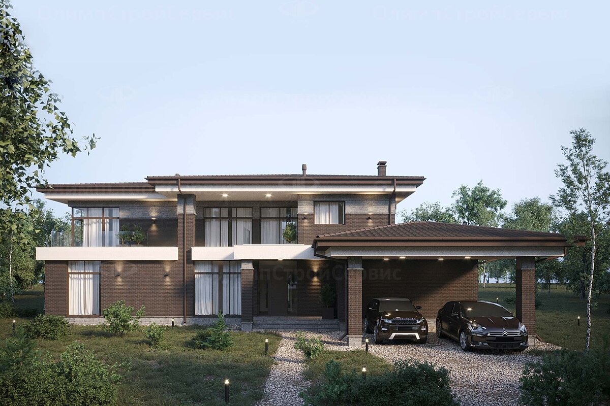 Проект "Белмонт" 3d-визуализация №1 | ОлимпСтройСервис