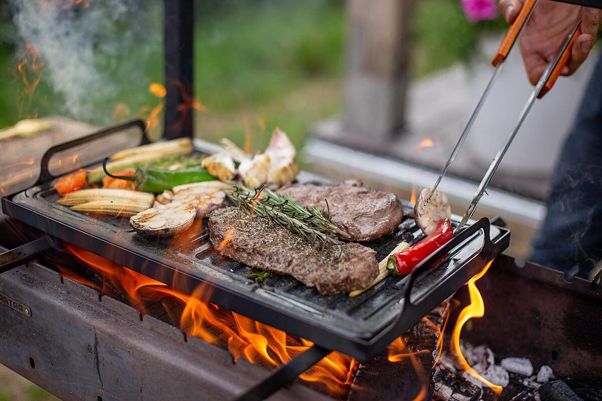 Каменный гриль для жарки мяса и овощей!🔥🥩 | Готовим на камне | Дзен