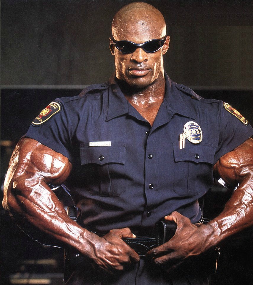 Ronnie coleman cop outfit