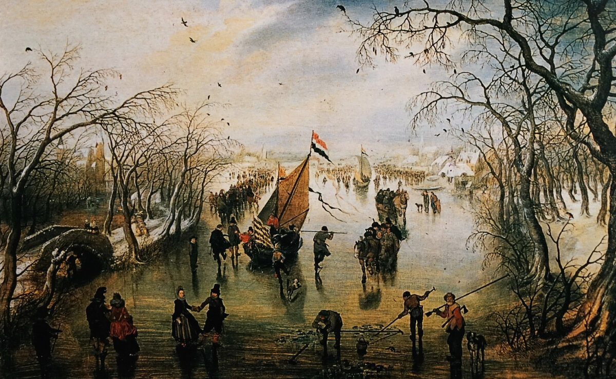 Адриан ван дер Венне (1589-1652).Зима.1614.Берлинские музеи.