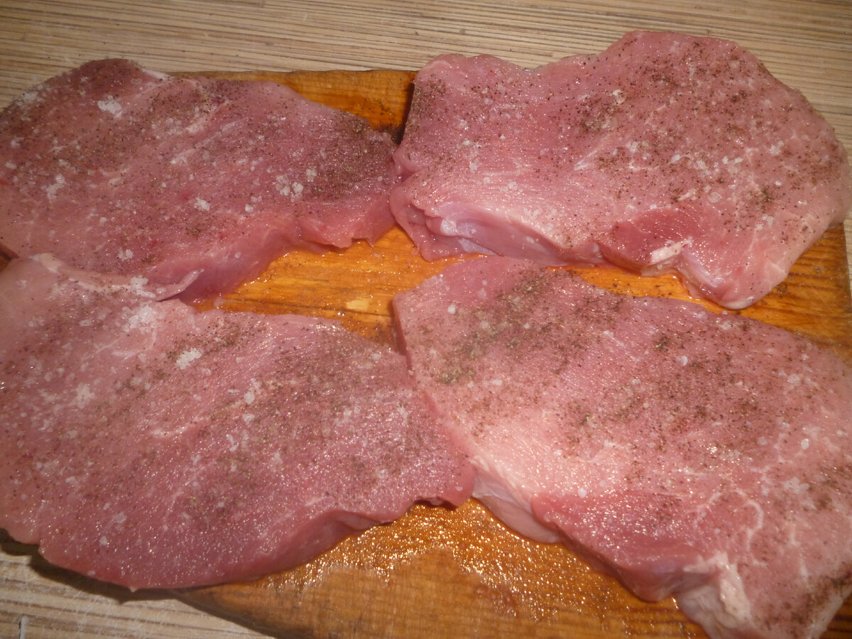 Мясо "по-французски" на сковороде, без духовки.