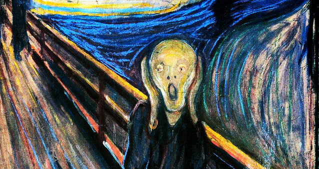 Картина "Крик" - художник Эдвард Мунк.