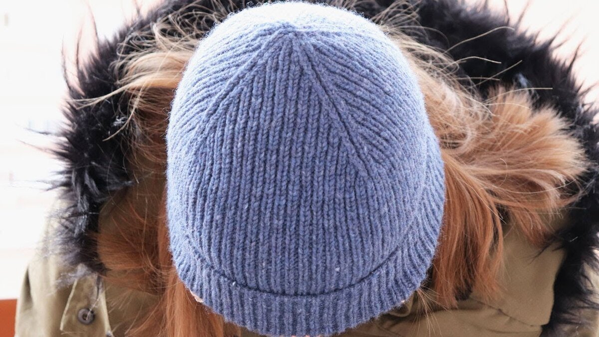 Шапка из мериноса с кашемиром