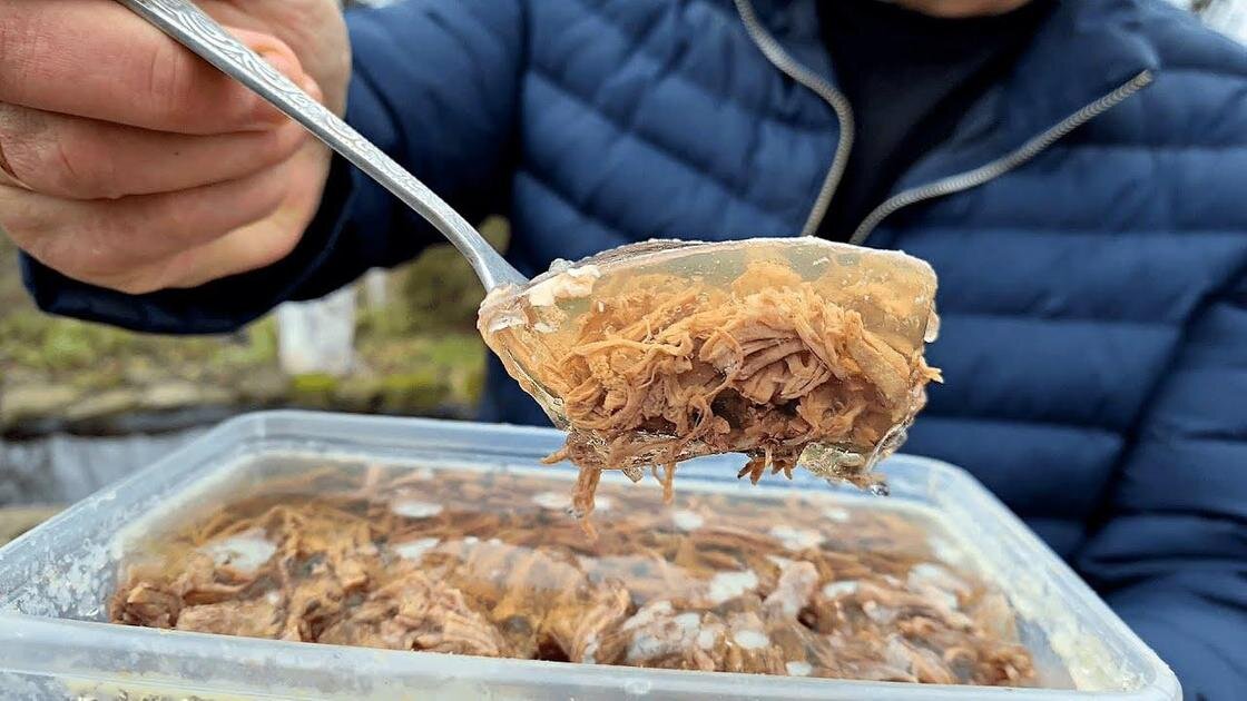 Как варить холодец из говяжьих ножек без желатина