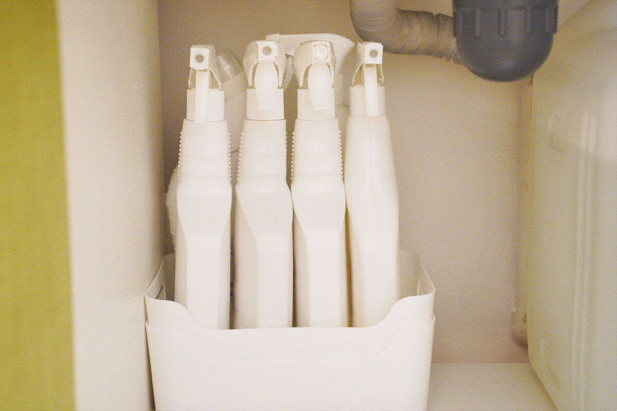 Все мои чистящие средства.