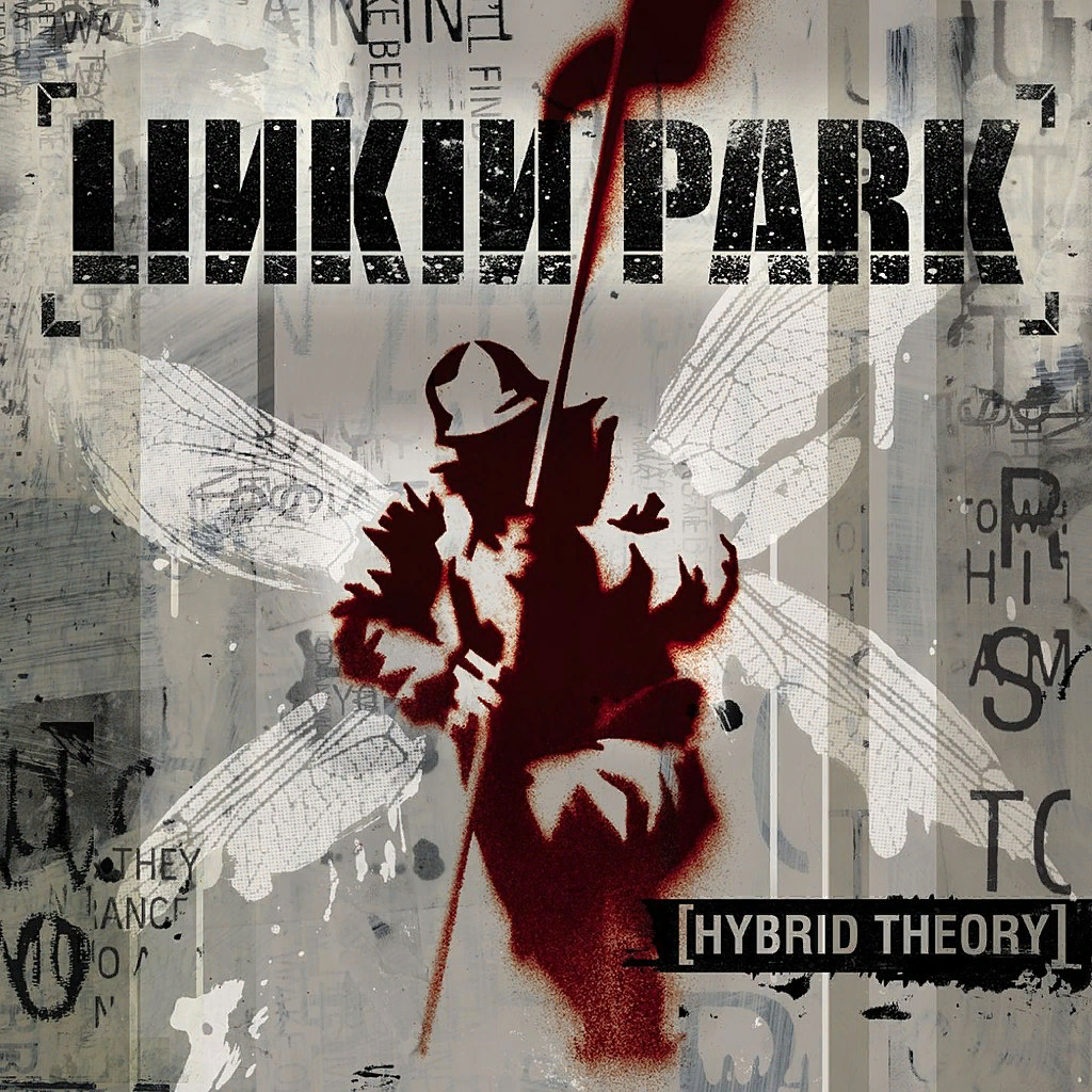 Обложка альбома "Hybrid Theory". 