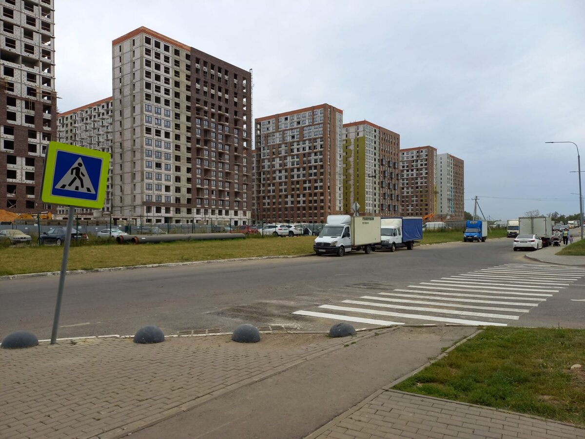 Москва новый район.