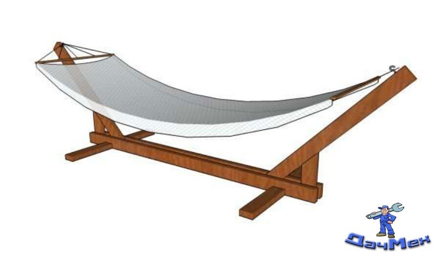 Простая стойка для гамака