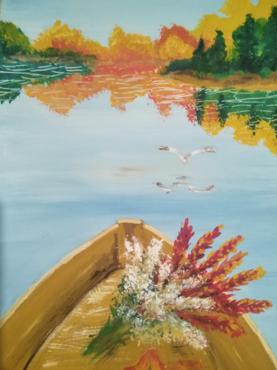 Художник: Ольга Гречишкина, г. Северодвинск, Архангельская область. Бумага формата А4. Гуашь.