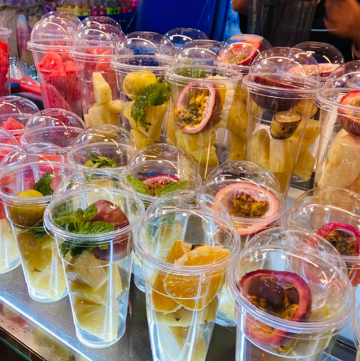 Заготовки для фруктовых шейков. Фото автора.