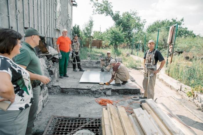 Работы по восстановлению жилого фонда Мариуполя продолжаются, источник – Телеграм-канал Глава Мариуполя Олег Моргун 