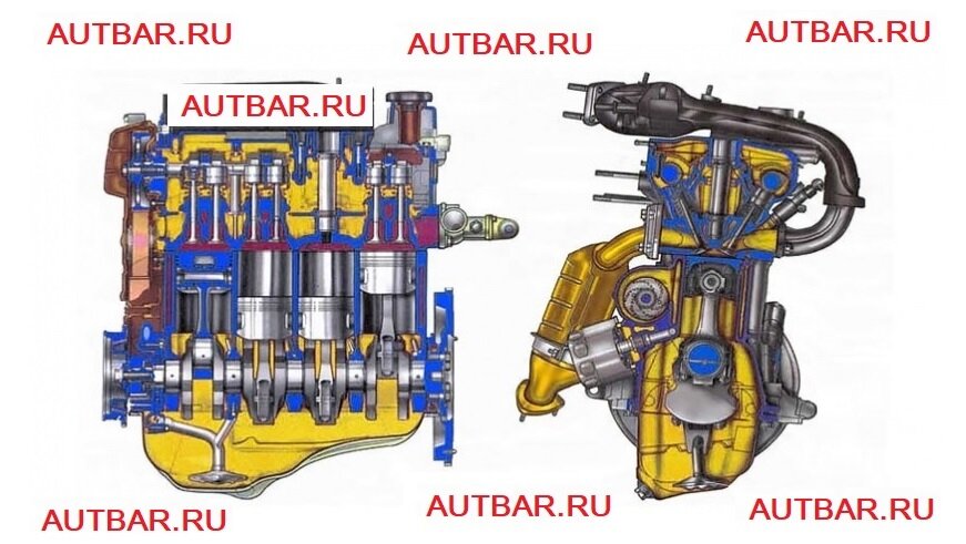 Двигатель ВАЗ 16V - характеристики, масло, ресурс, фильтры