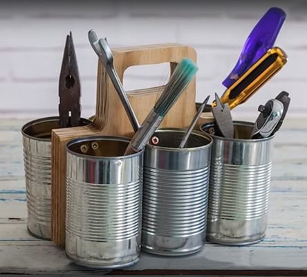 Что можно сделать из используемых консервных банок